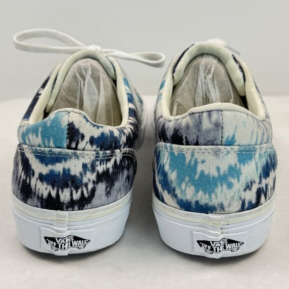 Vans Womens Size 10 Doheny Psychedelic Tie Dye Blue Sneakers Low Top Canvas - Picture 4 of 12
